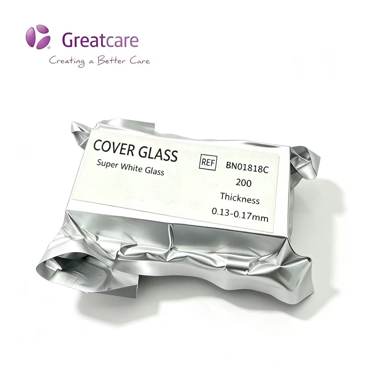 Cover Glass Super White Glass 18x18mm